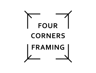 Four Corners Framing logo design by Torzo