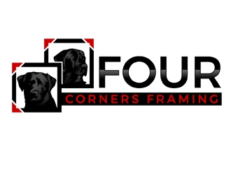 Four Corners Framing logo design by DreamLogoDesign
