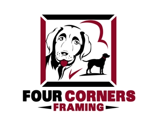 Four Corners Framing logo design by DreamLogoDesign