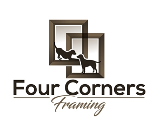 Four Corners Framing logo design by DreamLogoDesign