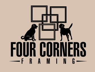 Four Corners Framing logo design by logoguy