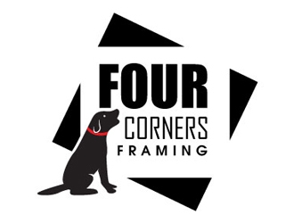 Four Corners Framing logo design by logoguy