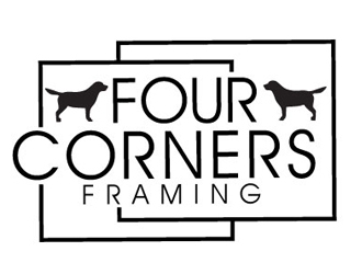 Four Corners Framing logo design by logoguy