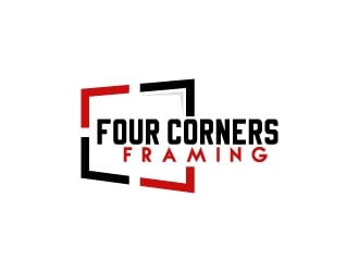 Four Corners Framing logo design by usashi