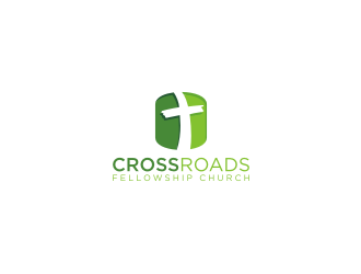 Crossroads Fellowship Church  logo design by dewipadi