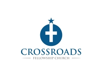Crossroads Fellowship Church  logo design by EkoBooM