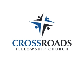 Crossroads Fellowship Church  logo design by abss