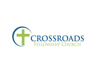 Crossroads Fellowship Church  logo design by tukangngaret