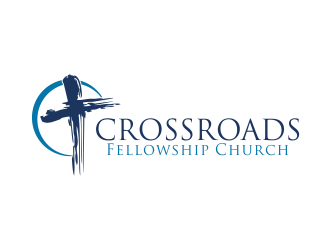 Crossroads Fellowship Church  logo design by tukangngaret