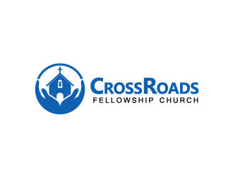 Crossroads Fellowship Church  logo design by Patrik