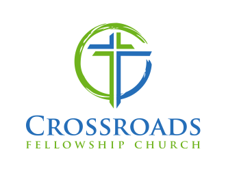 Crossroads Fellowship Church  logo design by cintoko
