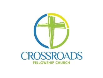 Crossroads Fellowship Church  logo design by Suvendu