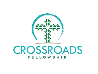 Crossroads Fellowship Church  logo design by Suvendu