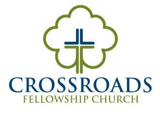 Crossroads Fellowship Church  logo design by logoguy
