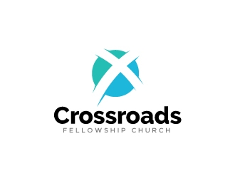 Crossroads Fellowship Church  logo design by fillintheblack
