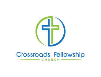 Crossroads Fellowship Church  logo design by Andri