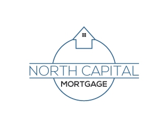 North Capital Mortgage logo design by artbitin