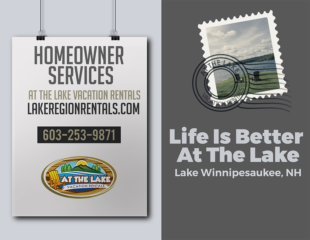 At The Lake Vacation Rentals logo design by marshall