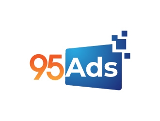 95 Ads logo design by jaize