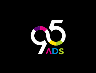 95 Ads logo design by kimora