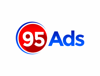 95 Ads logo design by mutafailan