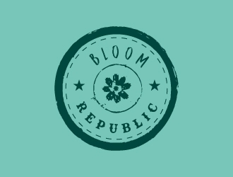 Bloom Republic logo design by fillintheblack