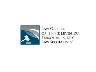 Law Offices of Jennie Levin, P.C.    Personal Injury Specialists logo design by Greenlight
