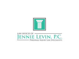Law Offices of Jennie Levin, P.C.    Personal Injury Specialists logo design by ellsa