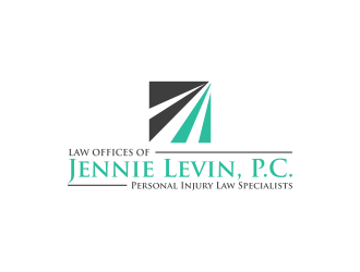 Law Offices of Jennie Levin, P.C.    Personal Injury Specialists logo design by ellsa