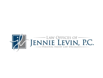 Law Offices of Jennie Levin, P.C.    Personal Injury Specialists logo design by MarkindDesign
