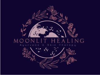 Moonlit Healing Ayurveda & Skin Therapy logo design by zenith