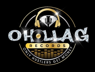 O Holla G Records logo design by jaize