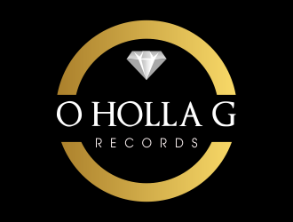 O Holla G Records logo design by JessicaLopes