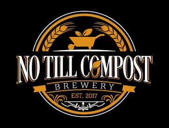No Till Compost Brewery logo design by jaize