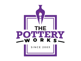 The PotteryWorks logo design by Eliben