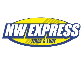 Northwest Express, Tires & Lube logo design by ElonStark