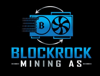 Blockrock Mining AS logo design by logoguy