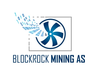 Blockrock Mining AS logo design by Coolwanz