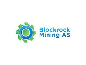 Blockrock Mining AS logo design by Razzi