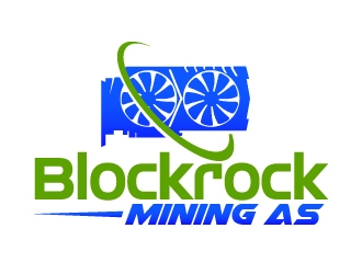 Blockrock Mining AS logo design by ElonStark