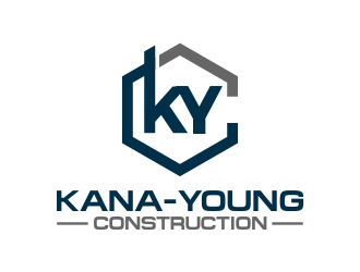 Kana-Young Construction  logo design by kopipanas