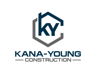 Kana-Young Construction  logo design by kopipanas