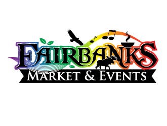 Fairbanks Market & Events logo design by dondeekenz