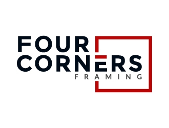 Four Corners Framing logo design by quanghoangvn92