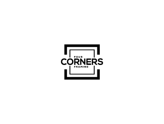 Four Corners Framing logo design by sidiq384