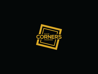 Four Corners Framing logo design by sidiq384