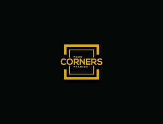 Four Corners Framing logo design by sidiq384