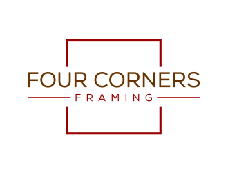 Four Corners Framing logo design by cintoko