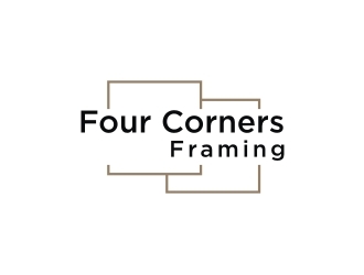 Four Corners Framing logo design by EkoBooM