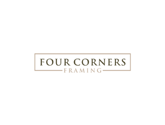 Four Corners Framing logo design by johana